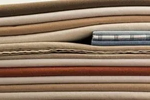 Stack of folded linens