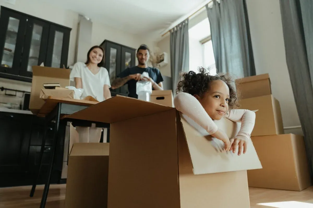 Suburban neighborhood street in a Morris County, New Jersey town